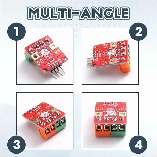 Alt view image 3 of 3 - 5Pcs INA228 Voltage Current Module Current Voltage Monitoring Sensor Module Bi-Directional Zero-Drift Breakout Board