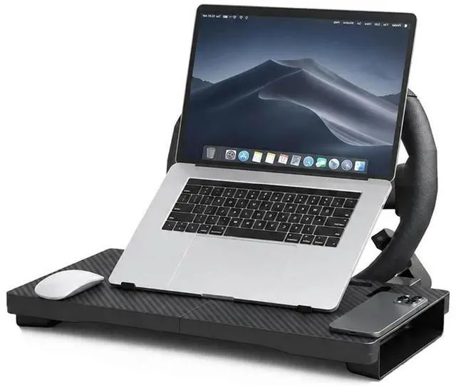 Main image of 2 In 1 Steering Wheel Tray With Detachable Seat Organizers In-Car Steering Wheel Tray