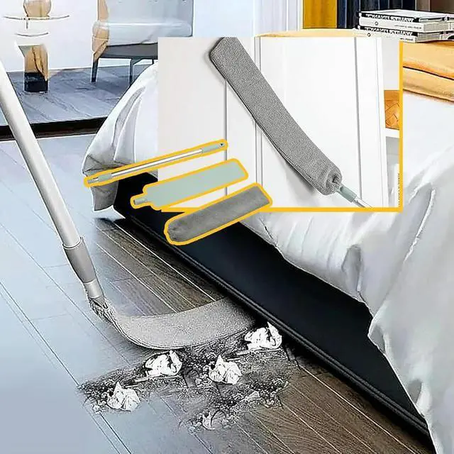 Alt view image 3 of 6 - Extendable Microfiber Duster Versatile Cleaning Tool for Ceilings, Blinds, Under Furniture Washable Dusting Wand