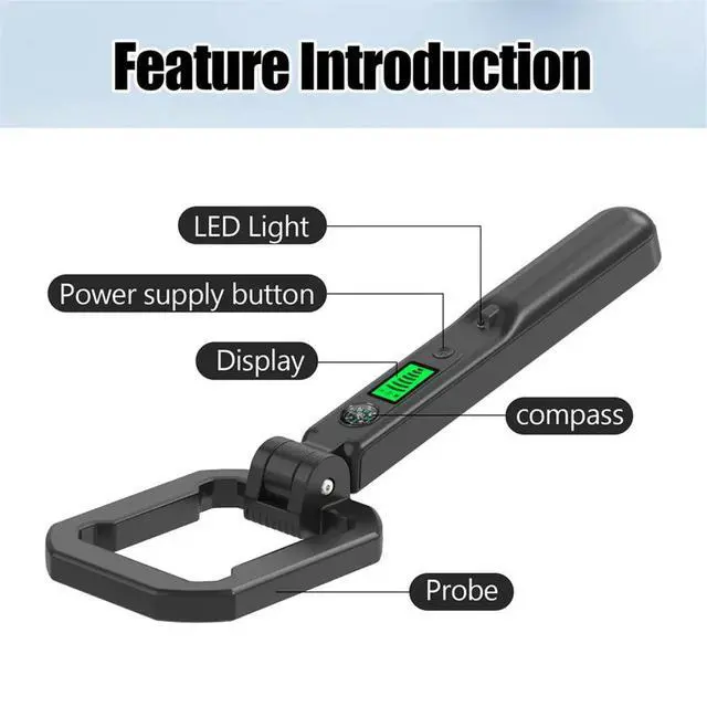 Alt view image 2 of 6 - Handheld l Detector with LED Display High Sensitivity l Pinpointer Search Coil l Detect Tool