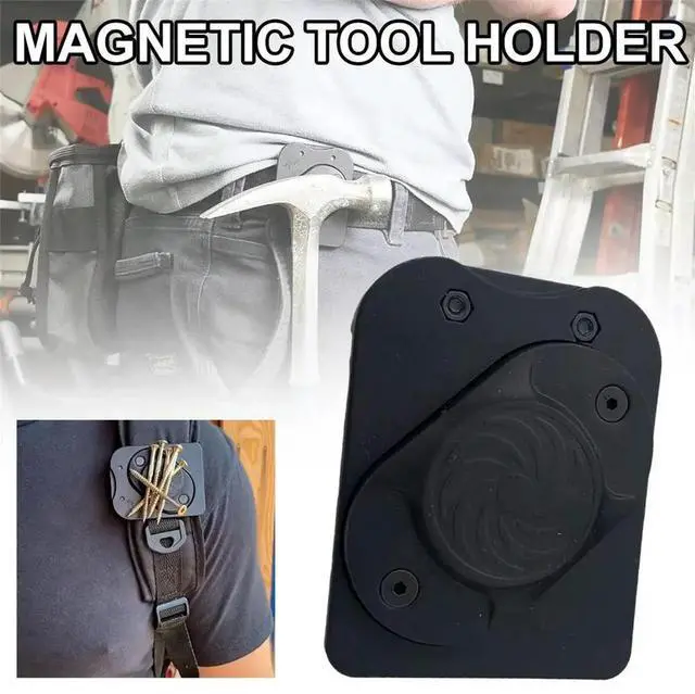 Alt view image 2 of 6 - 2Pcs Magnetic Tool Holder,Magnetic Tool Belt,Magnetic Wrench Organizer,Magnetic Belt Clip for Any Magnetic Hardware