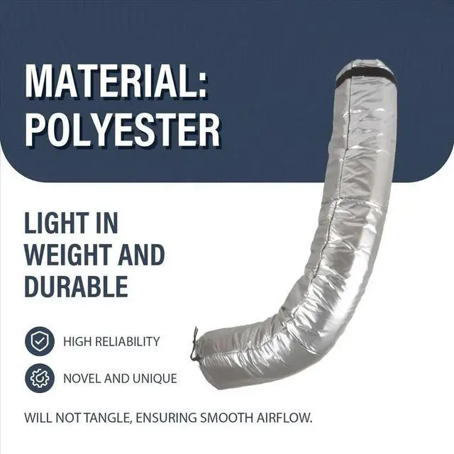 Main image of AC Hose Insulation Sleeve, Air Conditioner Hose Cover Wrap for 5 Inch & 5.9 Inch Diameter Exhaust Hose