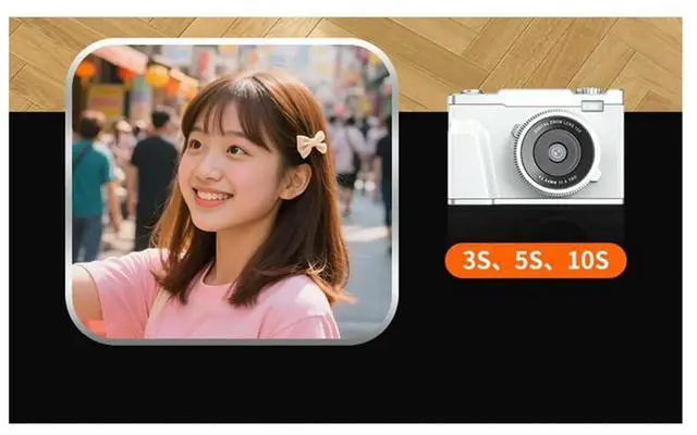 Alt view image 2 of 6 - 4K HD Digital Camera Built-in MP3 Player 48MP Optical Zoom Camera Entry Level Home Dual Lens Camera for Students White