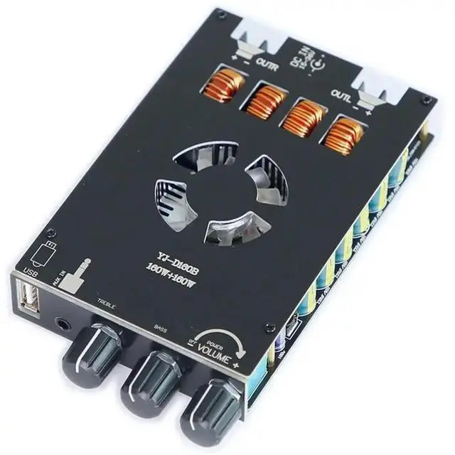 Main image of 2X160w D160B TDA7498E Class D Digital Power Amp Board
