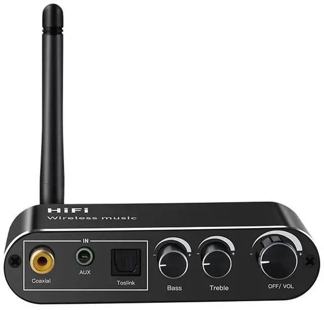 Main image of Digital To Analog Audio DAC Converter Spdif Optical Coaxial Signal To 3.5MM AUX Amplifier Decoder Bluetooth-Compatible Receiver