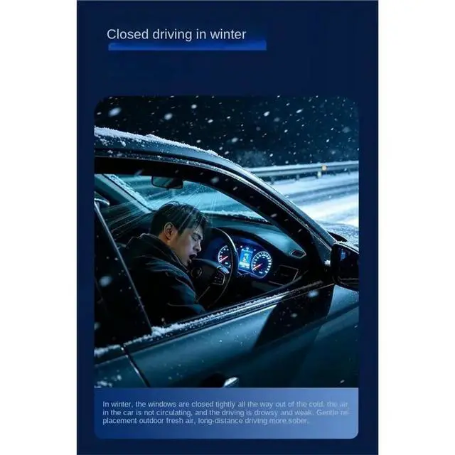 Alt view image 2 of 3 - Car Interior Cooling Exhaust Fan Automotive Ventilation Fan Rechargeable In-Car Ventilator
