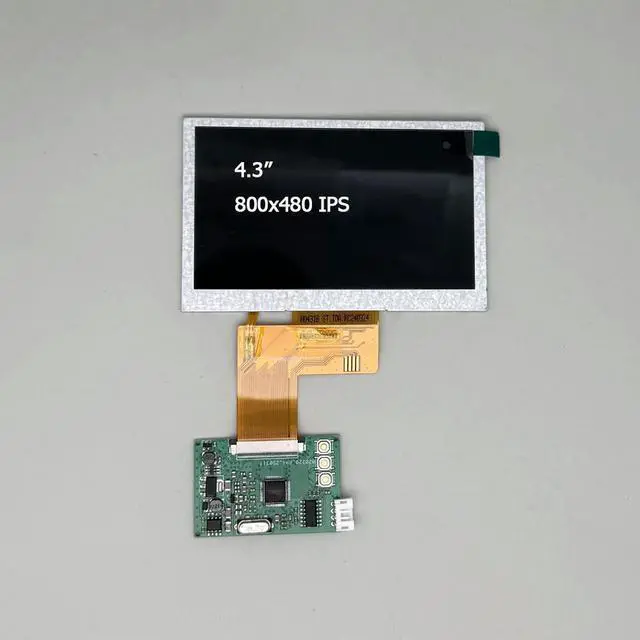 Alt view image 2 of 3 - 4.3 inch TFT-LCD display module kit 800x480 NTSC/PAL DC3-46V for DVD videophone