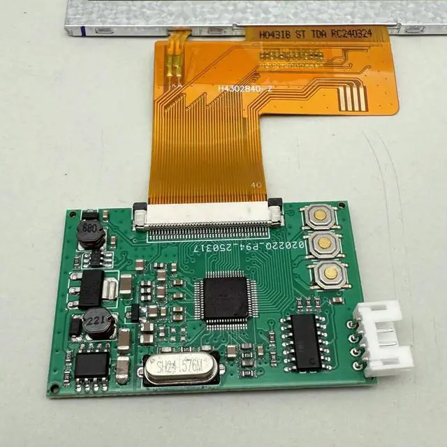 Alt view image 3 of 3 - 4.3 inch TFT-LCD display module kit 800x480 NTSC/PAL DC3-46V for DVD videophone