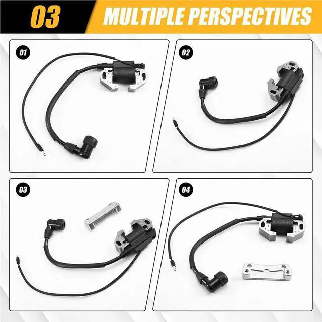 Alt view image 2 of 6 - Permanent Magnet Generator 168F/170F Ignition Coil Assy High Voltage Bundle Igniter for HONDA 30500-ZL0-D32 121911223