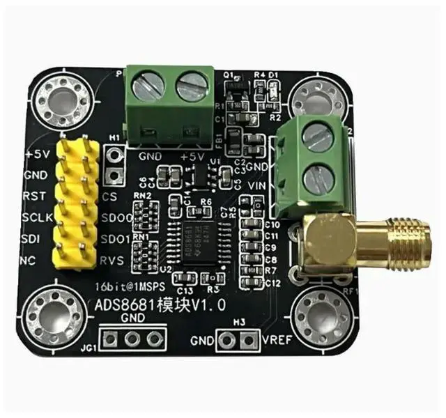 Main image of ADS8681 module analog-to-digital converter 16 bit ADC data acquisition sampling rate 1MSPS supports single and dual stage