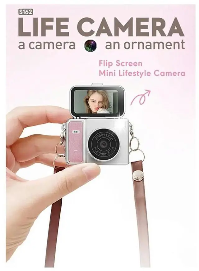 Main image of Mini HD Camera for Kids Students Party Outdoor Sports Pocket Selfie Camcorder 2K Photography Video Recorder
