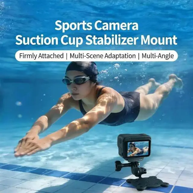 Alt view image 2 of 3 - 2025 High Grip Suction Cup Mount For High Clear Video Capturing In Motion Or Underwater
