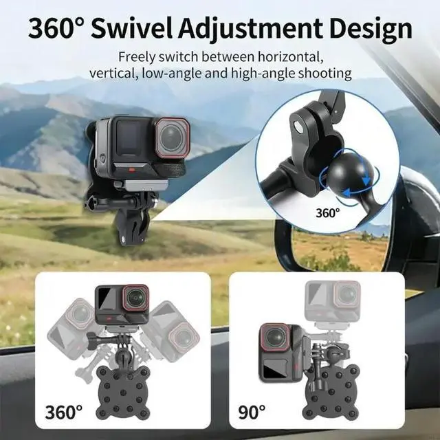 Alt view image 3 of 3 - 2025 High Grip Suction Cup Mount For High Clear Video Capturing In Motion Or Underwater