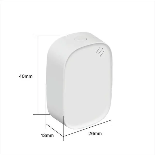 Alt view image 3 of 6 - 2 Pcs Tuya Zigbee Temperature Humidity Sensor Indoor Hygrometer APP Monitoring for Alexa Google Home