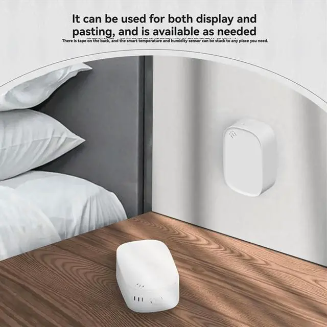Main image of 2 Pcs Tuya Zigbee Temperature Humidity Sensor Indoor Hygrometer APP Monitoring for Alexa Google Home