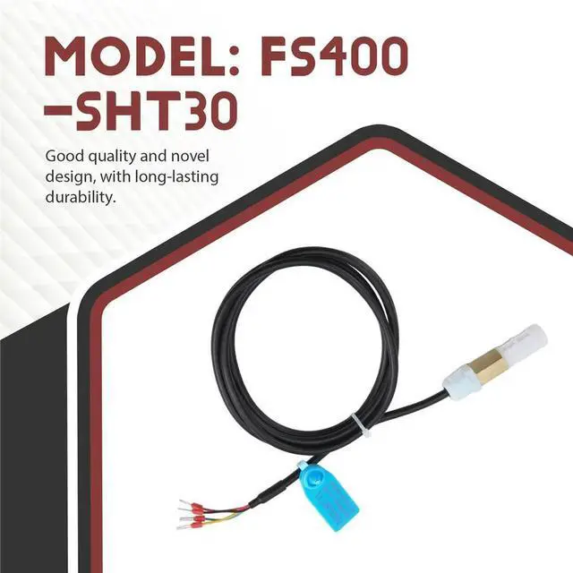 Main image of SHT30 Sensor Digital Temperature Humidity Sensor Copper Plastic Housing High Accuracy for Soil FS400-SHT3X Measurement