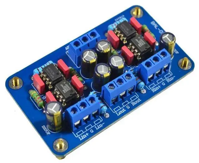 Main image of SSM2141 Balanced XLR Input To Unbalanced RCA Single-ended Signal Output DC12V-15V