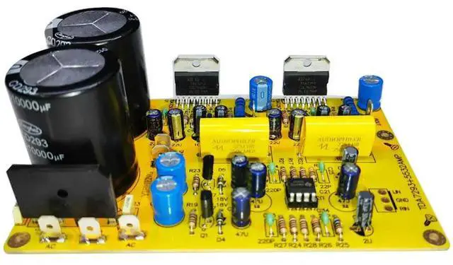 Main image of TDA7293+NE5532 JRC4580DD Combined Amplifier Board 100W+100W HIFI Amplifier Board Audio
