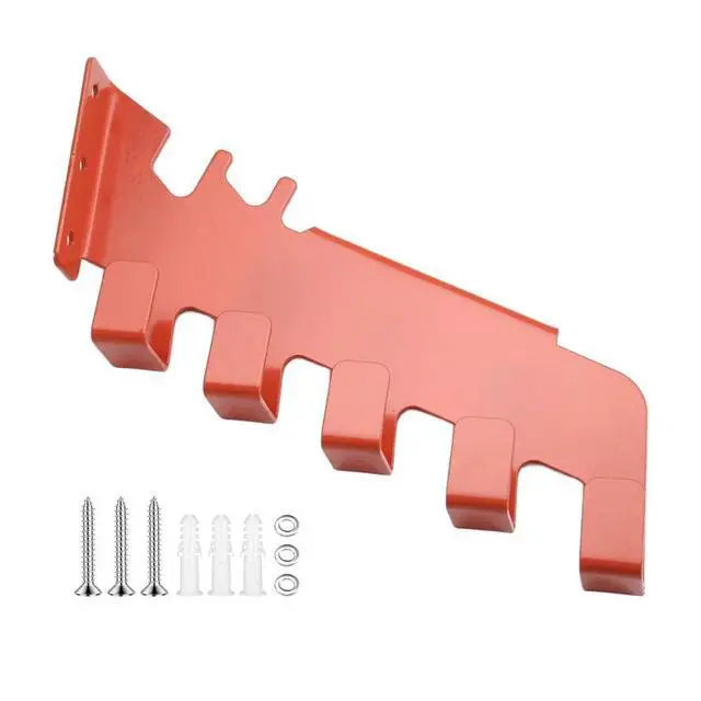 Alt view image 3 of 6 - Chainsaw Chain Hanger Chainsaw Chain Wall Mount with 5 Hook Heavy Duty Chainsaw Chain Holder Chainsaw Chain Rack