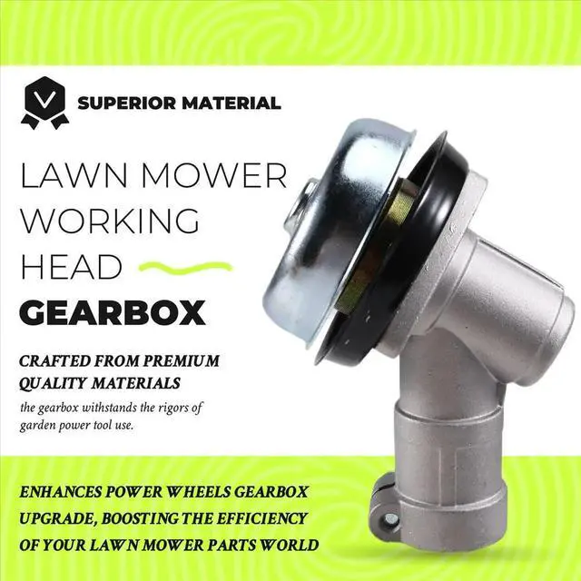 Alt view image 2 of 6 - Garden Tools Accessories Parts Brush Cutter Gearbox 28mm 9 Teeth for Lawn Mower Working Head