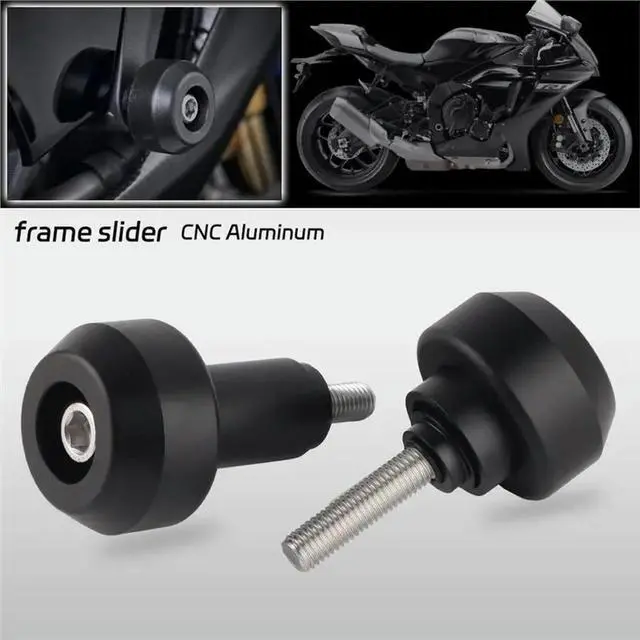 Alt view image 2 of 3 - Fairing Guards Engine Frame Slider Crash Protectors Bobbins For YZF-R1 YZF-R1M YZF-R1 15-24