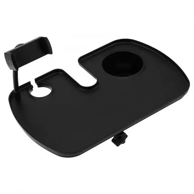 Alt view image 3 of 3 - Functional Universal Large Mic Stand Tray Microphone Stand Tray for Studio Concert Karaoke Stands with Phone Holder