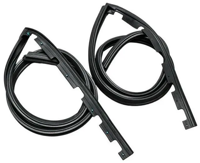 Main image of Front Door Sub Seal Weather Strip Set Left& Right 72325-SR3-014, 72365-SR3-014 For HONDA 2DR 3DR 1992-1995 Rubber