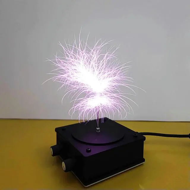 Alt view image 2 of 3 - tesla coil bluetooth music 10cm arc touchable Transmission Experiment Desktop Toy