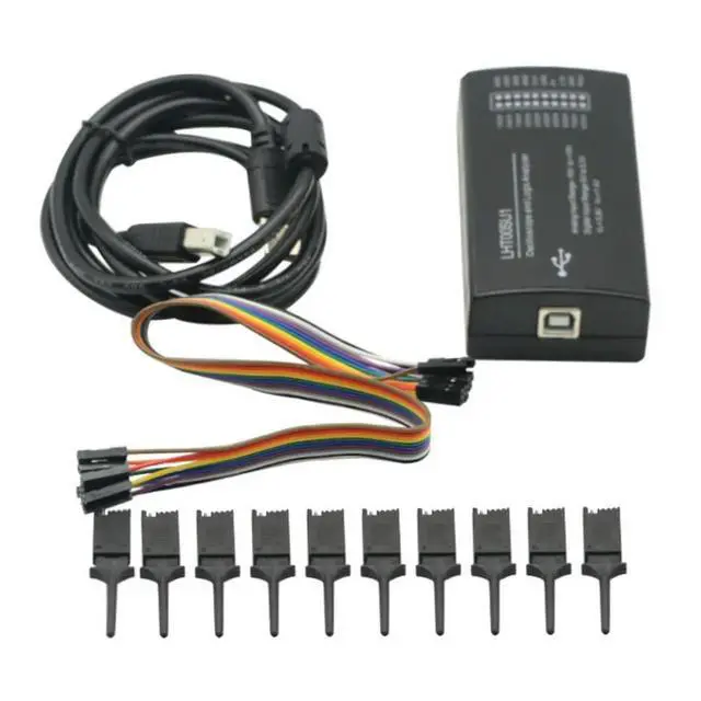 Alt view image 3 of 3 - Virtual Oscilloscope Logic Analyzer Multi-function Signal Generator I2C SPI CAN Uart With Clamp For Board Module