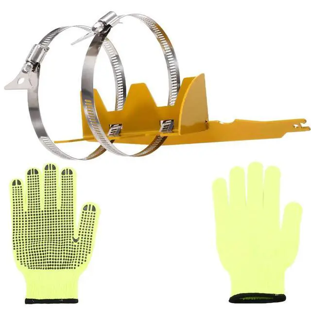 Alt view image 3 of 3 - Paint Shaker and Mixer for Reciprocating Saw-Spray Can Shaker Attachment, Fits 2 to 3 Inch Cans Yellow
