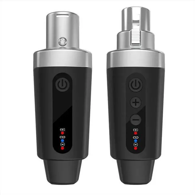 Main image of XLR Adapter System Microphone Transmitter Receiver for Dynamic Microphone Guitar Audio Mixer PA System