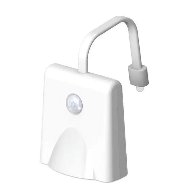 Alt view image 2 of 3 - 2pcs Toilet Night Light Charging Human Sensing Toilet Induction Light Colorful Projection Lamp Bathroom Lighting Decor