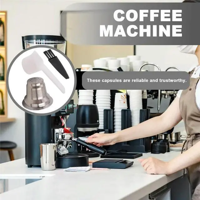 Main image of Reusable Refille Coffee Capsule for LOR Coffee Maker Stainless Steel Filters LM8012 Machine
