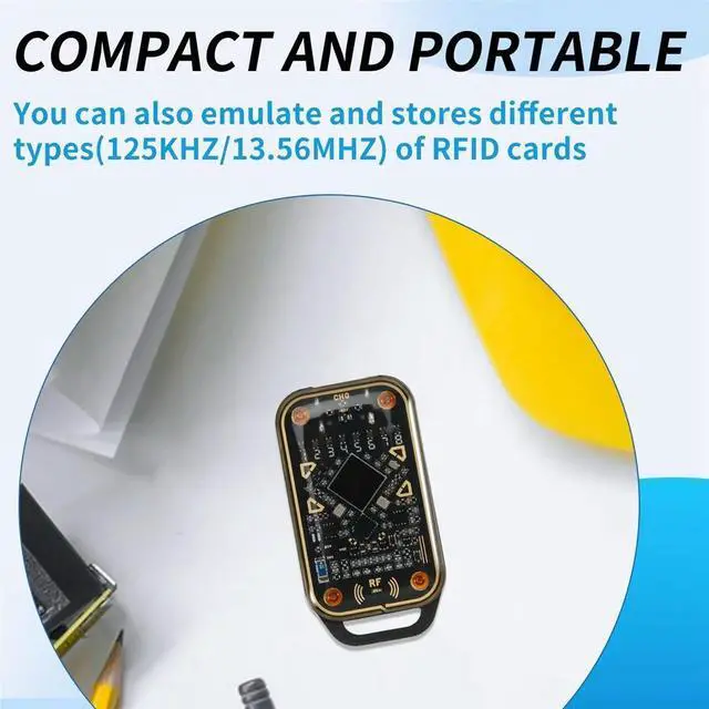 Main image of RFID Chip Reader Chameleon Ultra Card Emulator NFC Duplicator ID IC Card Decode+4XCUID Keychain/Card