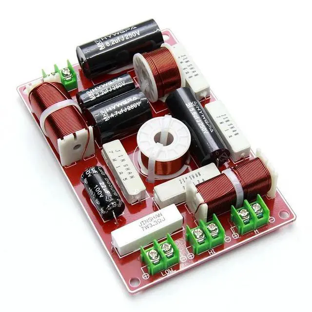 Alt view image 2 of 3 - 2PCS 3 Way 200W 3 Unit Speaker Frequency Divider Home Theater Filter Circuit Hifi Stereo Audio Crossover Filters