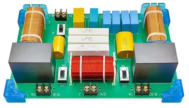 Main image of PA-329 1000W 3 Channel Frequency Divider Treble/Bass/Subwoofer Frequency Divider Multi-Stage Adjustable Filter Board