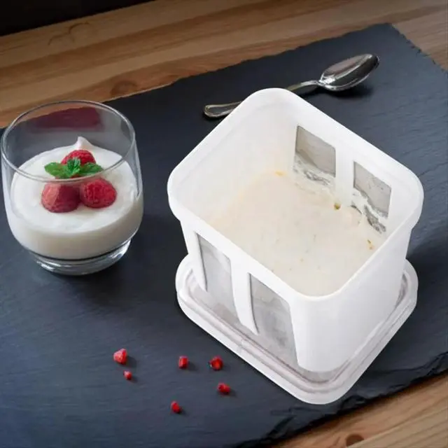 Alt view image 3 of 3 - 1800ml Yogurt Filter GreYogurt Strainer Food Strainer Container Whey Separation Cheese Tools Kitchen Supplies