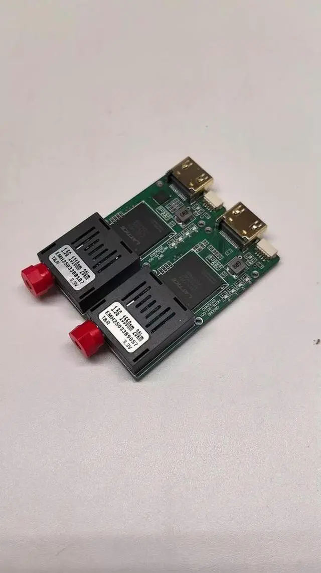Alt view image 3 of 3 - RJ45 HD-MI TTL Fiber Optical Board UART/TTL/SBUS to FPV Optical Terminal Equipment Module