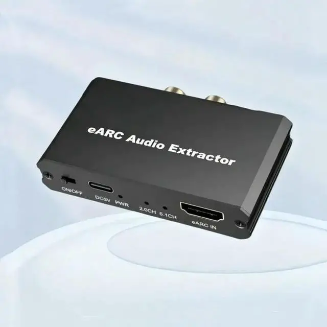 Main image of EARC AUDIO Extractor HDTV Audio Return Adapter Optical Coaxial SPDIF Converter