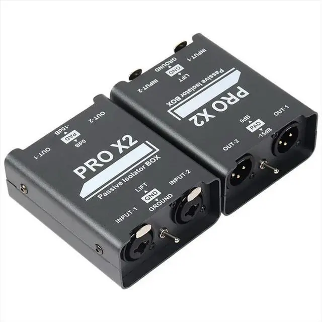 Main image of Trendy! 2-Way Audio Isolator, Audio Current Eliminator, XLR 6.5, Permalloy Isolator, Mixer Live Broadcast