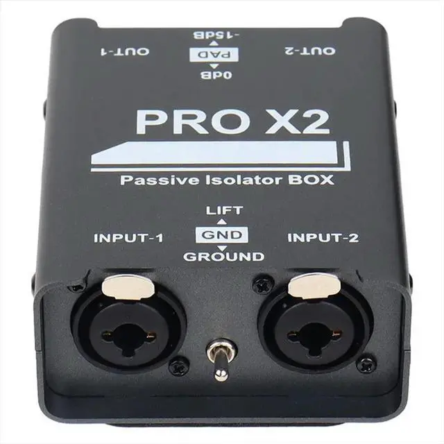 Alt view image 2 of 3 - Trendy! 2-Way Audio Isolator, Audio Current Eliminator, XLR 6.5, Permalloy Isolator, Mixer Live Broadcast