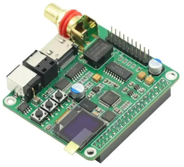 Main image of 1Pcs For Raspberry PI Digital Audio Decoding Board module HIFI DAC Digital Broadcast Support Coaxial Fiber I2S 3B 4B