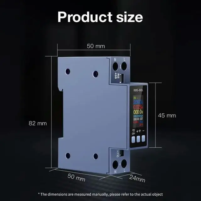 Main image of KWS-303WF Power Meter Switch Energy Meter APP Control 85-290V//40A Voltage and Current Meter Electricity Meter