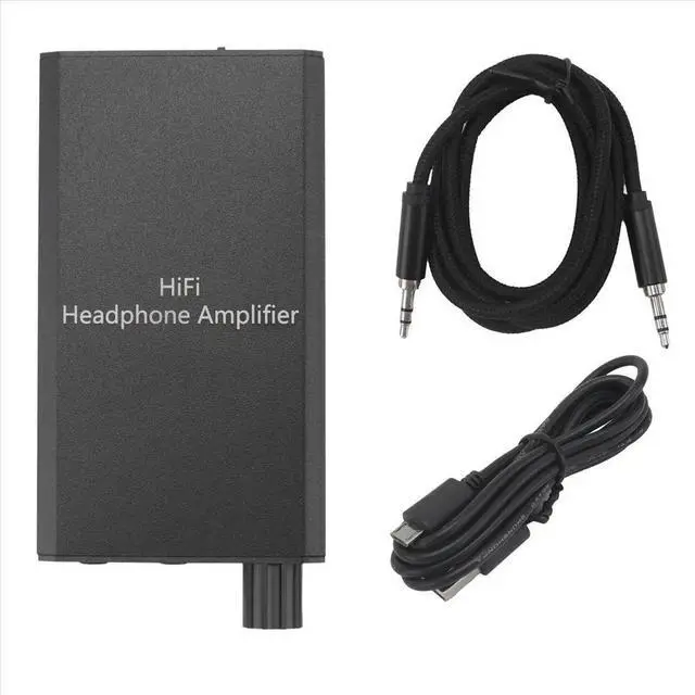 Alt view image 2 of 6 - 300 Headphone Amplifier HiFi Earphone Amplifier 3.5mm AUX Input Output Rechargeable Amp for MP4 Mobile Phone