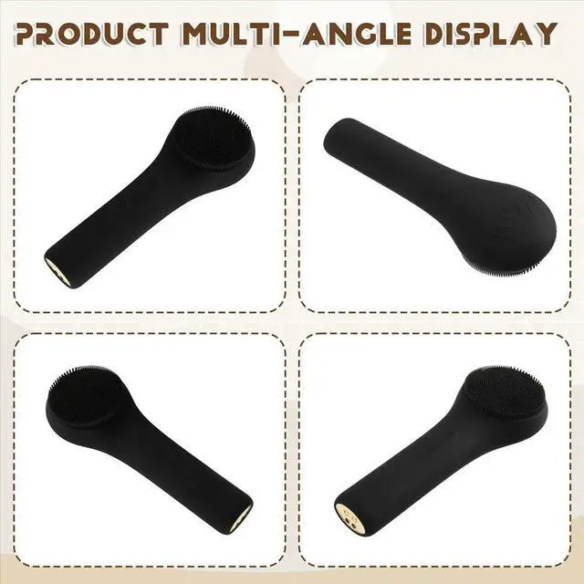 Main image of Electric Silicone Facial Brush Clean Face Clean Brush Waterproof Acne Blackhead Remover Pore Cleaner Massager