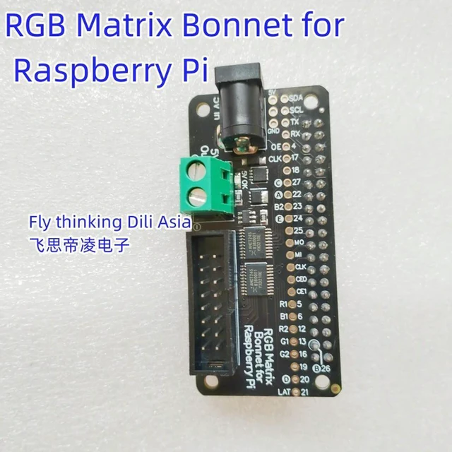 Main image of 3211 RGB Matrix Bonnet for Raspberry Pi