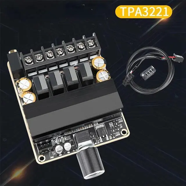 Alt view image 3 of 3 - ABQR TPA3221 Audio Amplifier Board Class D Dual-Channel 85Wx2 Stereo Audio Amplifier Module