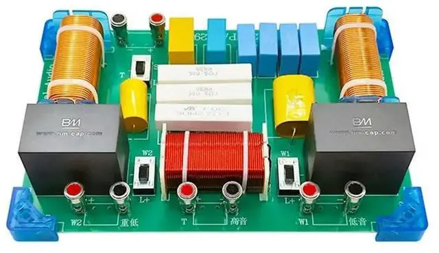 Main image of PA-329A 1000W 3 Channel Frequency Divider Treble/Bass/Subwoofer Frequency Divider Multi-Stage Adjustable Filter Board