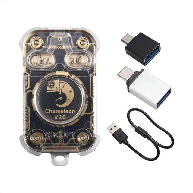 Alt view image 3 of 3 - Chameleon V2.0 RFID Chip Reader Emulator NFC Duplicator+5XUID Keychain 125K 13.56Mhz Card Decode Chameleon Ultra