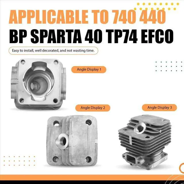 Main image of Cylinder Piston Kit for Oleo-Mac 740 440 440BP SPARTA 40 TP74 EFCO 8400 8405 074000280 Cylinder Kit